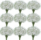 50 Pcs Baby Breath Artificial Flowers, Fake Babys Breath Gypsophila Flowers Bulk, Realistic Artificial Flowers Bouquet Flores Artificiales para Decoracion for Wedding Party Home Decoration by Cherica