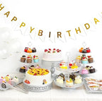 11Pcs Silver Cake Stand Set, Metal Dessert Table Display Set - Image 6