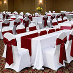 MDS® Pack of 75 Satin Chair Sashes for Wedding & Events – Maroon - Image 6