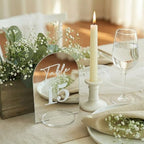 Acrylic Mirror Arch wedding table numbers 1-20 for Wedding and Events, Silver, 3.94 x 5.91 Inches, Set of 20 - Image 7