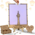 Quinceanera Guest Book Alternative, Drop Box Frame, Princess Sweet 16 XV by GIFTSH0PBYHELEN