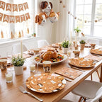 Ziliny 250 Pcs Dog Party Decorations Pet Paw Print Paper Plates Napkins and Cups Brown Puppy Theme Tableware for Doggy Birthday Baby Shower Party Serve 50 Guests - Image 5