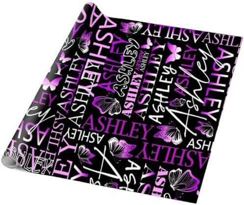 AOFUN Custom Name Gift Custom Name Gift Wrapping Paper Custom Name Gift Wrapping Paper Cute Wrapping Paper Custom Gift Wrapping Paper 3 Rolls 58"" x 23"", Style 18 - Image 5