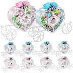 TOPPERFUN Heart Shaped Iron Carriage Gift Boxes, 10 Pcs Wedding Party Favor by Unknown