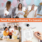 WOODAMORE Funny Baby Shower Games for Girl - Floral Baby Shower Bingo Cards for 25 Guests, Word Scramble Trivia Mommy Or Daddy Game, Wildflower Baby Shower Decorations Ideas (Pack of 2) - Image 3
