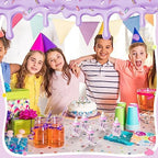 Nuenen 48 Pcs Baby Shower Milk Bottles with Ribbon Plastic Bear Candy Bottles Baby Shower Favors Gender Reveal Wedding Birthday Party Decorations (Purple) - Image 4