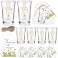 Pickmesh 25 Sets Honey Bee Baby Shower Shot Glasses for Guests Include Little Honey Is on The Way Acrylic Shot Glasses Bee Cards Bags for Gender Reveal Summer Party Favors Supplies by Pickmesh