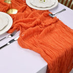 6 Pack Orange Cheesecloth Table Runner 10Ft 23 x 120 Inch - Image 6