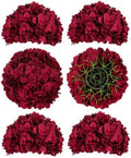 BLOSMON Hydrangea Artificial Flowers Ball Centerpieces for Wedding, 6 Pcs by Blosmon