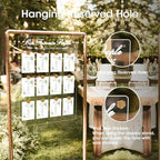 Wedding Seating Chart Board,20x28 Inch Acrylic Please Find Your Seat Table Seating Chart Sign for Wedding/Party Reception Display (People, 2 PCS) - Image 4