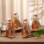 Reallnaive 12 Pack 2 oz Vanilla Extract Bottles Swing Top Glass Bottles - Image 4