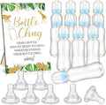 Trelaco 12 Pcs Safari Baby Shower Games Bottle Chug Wooden Sign Set by TrelaCo