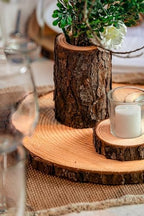 Set of (12) 11-13 inch Wood Slices for centerpieces! Wedding centerpieces, Wood Rounds, Tree Slices (11-13 inch Set of 12) - Image 4