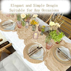 16 Pack Beige Cheesecloth Table Runner 20 x 120 inch Gauze Table Runners 10 FT Long,Semi Sheer Boho Cheese Cloth Fabric Table Runner Bulk for Party,Wedding,Baby Shower,Bridal Shower Decoration - Image 4