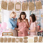 Funnymoom 426 Pcs Girl Baby Shower Games Decorations Set with 8 Games - Image 6