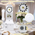 Video Audio Guest Book Wedding Phone, 1080P HD Video Guestbook Phone, Retro-Style Video Guest Book with Long Battery Life for Wedding, Birthday Party, Graduations, Baby Shower (Classic White) - Image 3