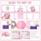 Kriyokiaa Baby Its Cold Outside Baby Shower Decorations, Pink Winter - Image 7