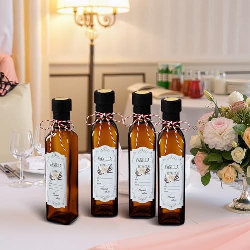 Queekay 20 Pack Mini Swing Top Glass Bottles - Image 5