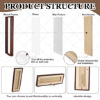 Lineshading 2 Pcs Walnut Wood Photo Strip Frame 12×4 in Photo Booth Frames - Image 6