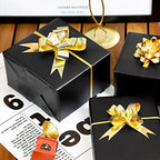 RUSPEPA Black Wrapping Paper - Solid Color Matte Metallic Jumbo Paper Roll Perfect for Wedding, Birthdays, Christmas, Baby Shower, Graduation Congrats, Father's Day Gifts - 30 Inches x 100 Feet - Image 3