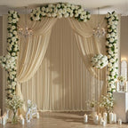 20FTx14FT Champagne Backdrop Curtains for Wedding, Birthday and Photography - Image 2