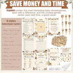 Funnymoom 426 Pcs Baby Shower Games Set Coffee Theme, 8 Activities - Image 4