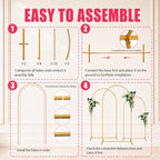 6.6 FT Arch Backdrop Stand, Balloon Arch Stand - Image 5