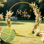 WellSign 7.2FT Circle Wedding Arch Backdrop Stand for Parties - Image 7