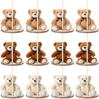 Canlierr 12 Set Bear Centerpieces with Stick, 23-26" Round Circle Slice by Canlierr