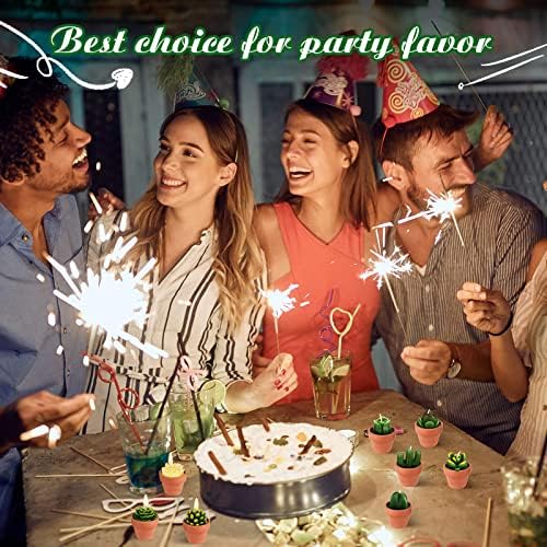 Lounsweer 60 Pcs Succulent Tealight Candles Bulk Novelty Decorative Cactus Candles Wedding Baby Shower Wedding Gifts with Mini Clay Holders for Birthday Party Home Mexican Party Favors (Simple) - Image 6