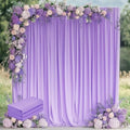 Wokceer Lavender Purple Backdrop Curtain Drapes for Parties, 3Pack 10x10FT by Wokceer