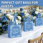 50 Pcs Cielito Lindo Party Favor Bags Reusable Blue Mexican Gift Bags Non Woven Platos De Barro Mexicanos Candy Bag Cinco De Mayo Goodie Bags with Handles for Fiesta Mexican Baby Shower Party Favors - Image 6