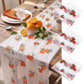 Mindsoft 3 Pcs Orange Cuties Table Runner, 10ft Tablecloth Little Cuties Baby Shower Decorations Gauze Embroidery Tulle Lace Runner Orange Fruit Decor for Table Wedding Birthday Bridal Baby Shower by Mindsoft
