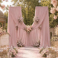 10FTx12FT Dusty Pink Backdrop Curtains for Weddings, Birthdays and Photos by Outpain