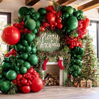 Graduation Balloon Garland Double Stuffed Dark Green Pearl White Sand Balloons Different Sizes Latex Emerald Green Balloon Arch Kit for Birthday Baby Shower Christmas Safari Party decorations - Image 7