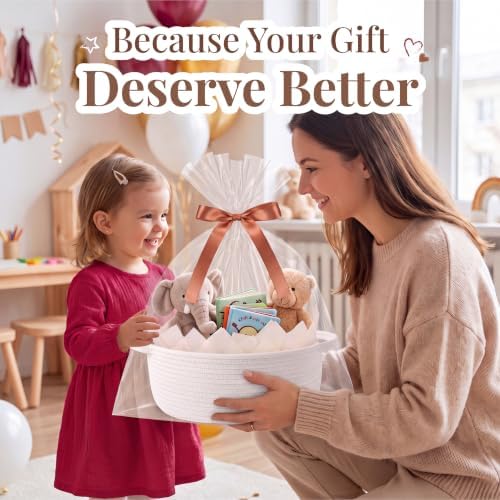 8 Pack Small Woven Gift Baskets Empty to Fill, Cute Gift Basket - Image 5