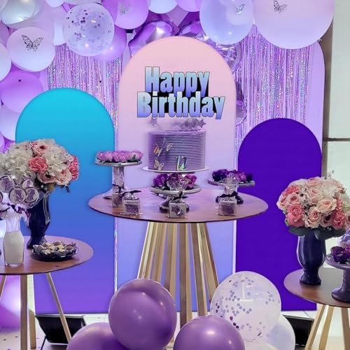 3 Pcs Birthday Arch Backdrop Cover Kpop Theme Photo Background Decoration - Image 5