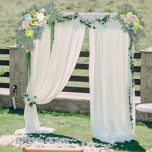 Artificial Flower Wedding Arch Decorations, Arch Faux Flowers Greenery for Wedding Decor, Reception Backdrop Decoration, Bridal Shower, Baby Shower (Green) - Image 6