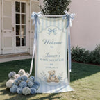 Custom Name Baby Shower Fabric Welcome Sign #2 - Image 4