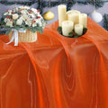 50 Yard Organza Fabric 44" Wide for Wedding Event Décor - Orange by MDS