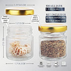 1.5oz Small Glass Jars with Lids, 60 Pcs Mini Honey Jars for Sample, Favors - Image 4
