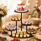 Cake Stand for Cupcake Dessert Display - 6 Tiered Corner Tray Cupcake Tower - Image 7