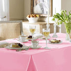 Fitable 6 Pack Pink Tablecloths 70x120 Inch for 6-8 Ft Rectangle Tables - Image 2