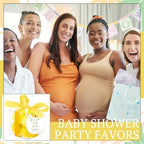 MTLEE 24 Sets Light Yellow Baby Shower Party Favors Small Bubble Candle - Image 4