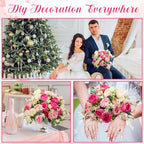 Geosar 8 Bundles Artificial Peonies Flowers,Bright Color - Image 6