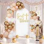 Gilprop 141 Pcs 7.2ft God Bless Baptism, Elastic Polyester - Image 5