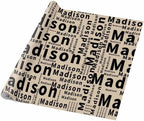 AOFUN Personalized Birthday Gifts Custom Gift Wrapping Paper Gift for Mother Father Day Birthday Christmas Day Custom Gift Tissue Paper Roll 5 Rolls 58" x 23" - Image 5