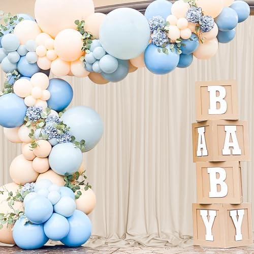 MEETSKY Beige Backdrop Curtains 10ft x 10ft for Wedding Birthday Baby Shower Photography Backdrop Fabric Curtains Drapes Home Window Decorations Rod Pocket Window Drapes,5ft x 10ft, 2 Panels - Image 3
