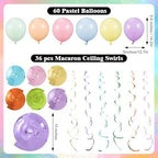 Taobary Pastel Party Decorations 600 Sheet Paper Chain for Birthday - Image 5