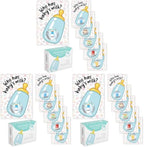 Party Hearty Baby Shower Scratch-Off Game, Fun Emoji Cards - Blue Bottle (Pack of 3) by PartyHearty